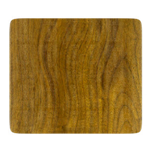 Add Text to Wood Background Cutting Board