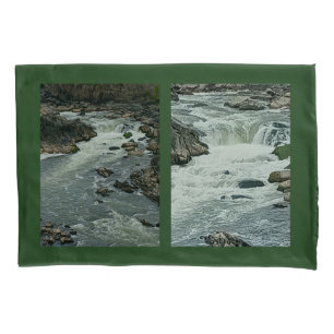 Add Two Photos of Each Side of Dark Green Pillowcase