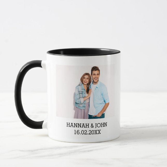 Add Unique Custom Photo/Text Customised Coffee Mug (Left)