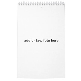 "Add UR fav "foto" per month" calendar