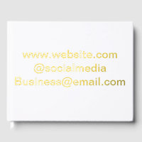Add website email address social media business
