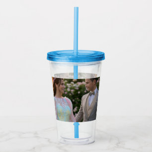 Add Wedding Photo Customise Acrylic Tumbler