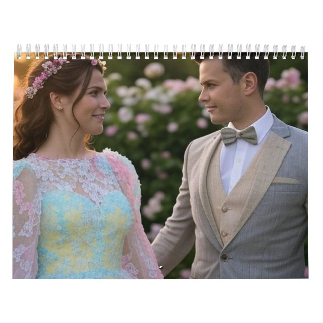 Add Wedding Photo Customise Calendar (Cover)