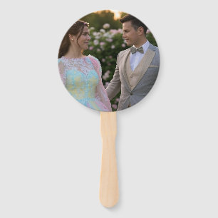 Add Wedding Photo Customise Hand Fan