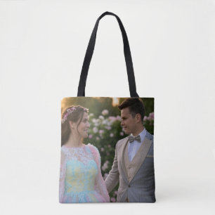 Add Wedding Photo Customise Tote Bag