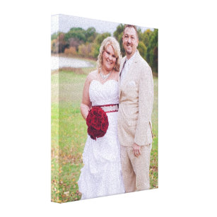 Add Wedding photo or other 's Wrapped Canvas