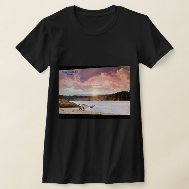 ADD YOU LOGO AND TEXT HERE T-Shirt (Laydown)