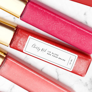 Add Your Brand Black Border Product Labels