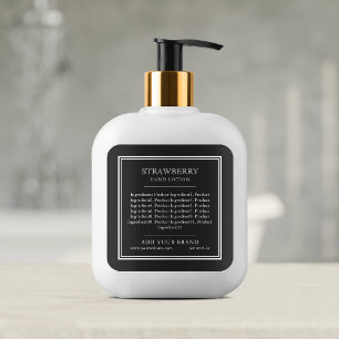 Add Your Brand Classic Custom Colours Ingredients Square Sticker