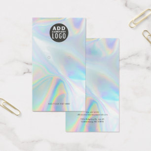 Add Your Brand Logo Custom Earring Display Card
