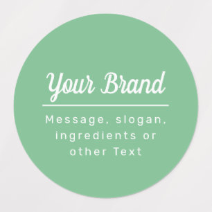 Add Your Brand or other text Labels