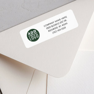 Add Your Branded Corporate Logo Return Address Label