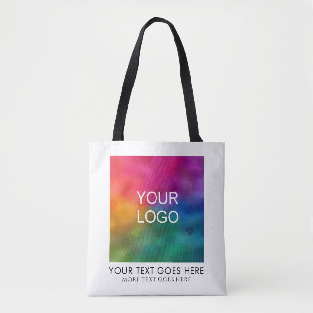 Add Your Business Company Logo Text Here Top Tote Bag (Front)