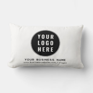 Add Your Business Logo and Company Website Custom Lumbar Cushion