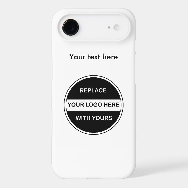 Add Your Business Logo Case-Mate iPhone Case (Back)