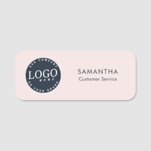 Add Your Business Logo Company Employee Name Tag