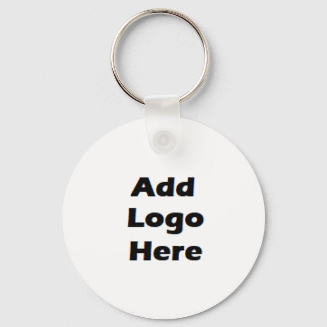 Add Your Business Logo Here Key Ring (Front)