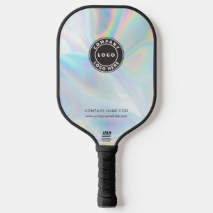 Add Your Business Logo Holographic Employee Pickleball Paddle