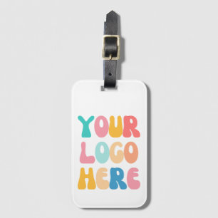 Add your business Logo Modern Minimal Simple Luggage Tag