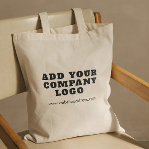 Add Your Business Logo New Employee Custom Tote Bag