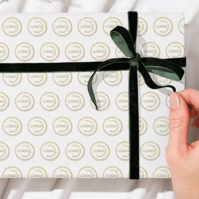 Add Your Business Logo Pattern  Tissue Paper (Creator Uploaded)