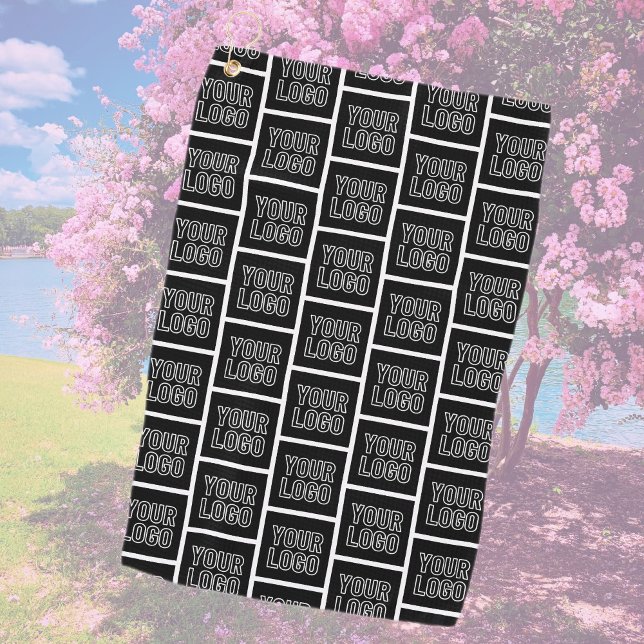 Add Your Business Logo, Photo or Uploaded Design Golf Towel (Creator Uploaded)