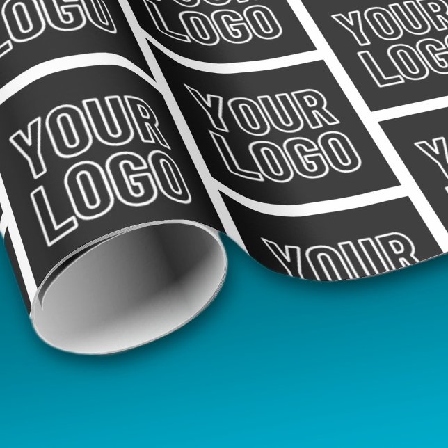Add Your Business Logo, Photo or Uploaded Design Wrapping Paper (Creator Uploaded)
