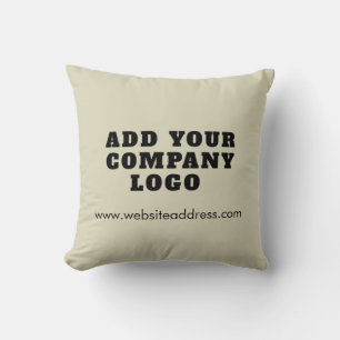 Add Your Business Logo Showroom Office Decor Cushion
