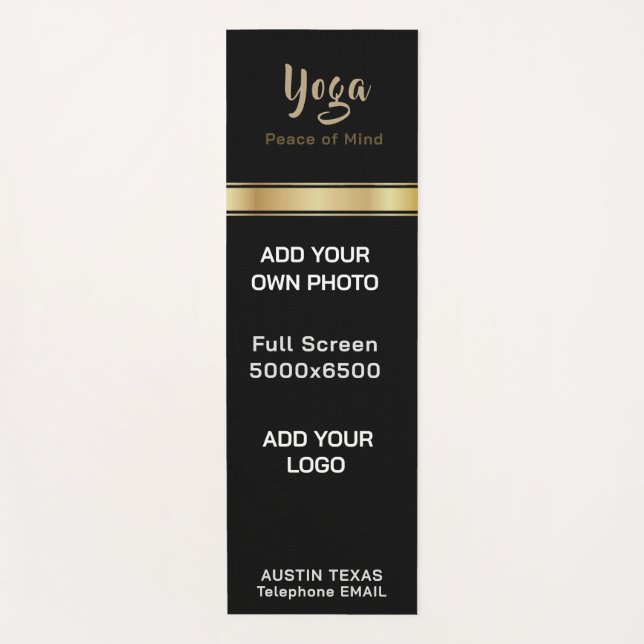 Add Your Business - Yoga Mat (Front)