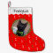 Add Your Cat Photo Christmas Stocking