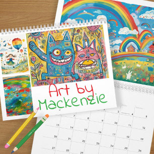 Add Your Childrens Art Personalised Calendar