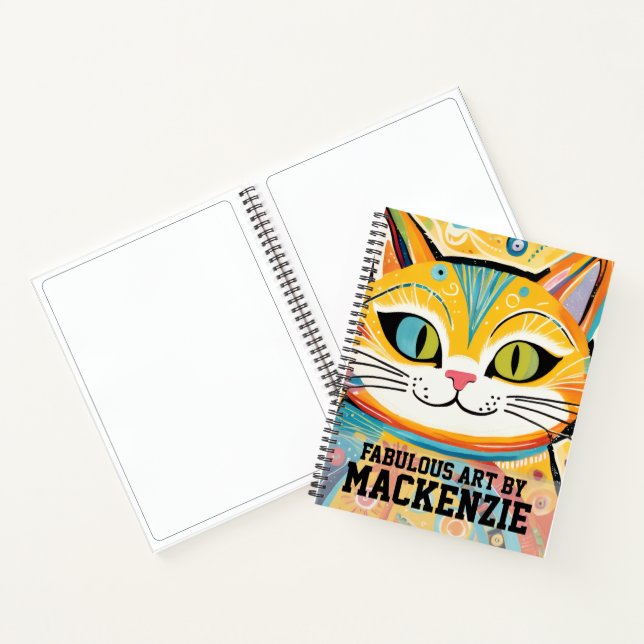Add Your Childrens Art Personalised Notebook (Inside)