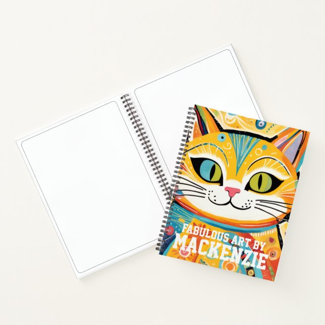 Add Your Childrens Art Personalised Notebook (Inside)