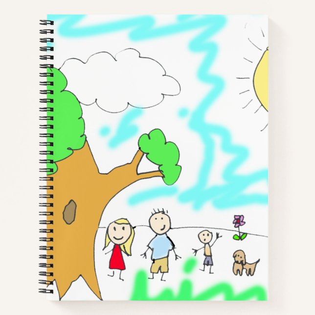 Add your Children's Artwork to this Sketchpad Notebook (Front)