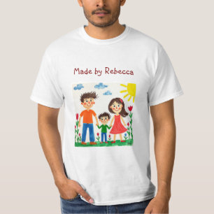 Add your Child's Artwork to this  Coffee Mug T-Shirt