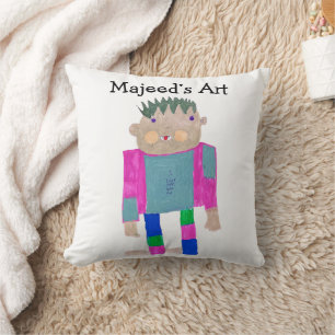 Add your Child's Artwork to this  Cushion