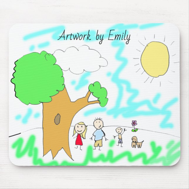 Add your Child's Artwork to this Mouse Pad (Front)