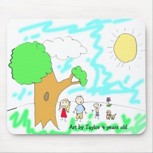 Add your Child's Artwork to this Mouse Pad