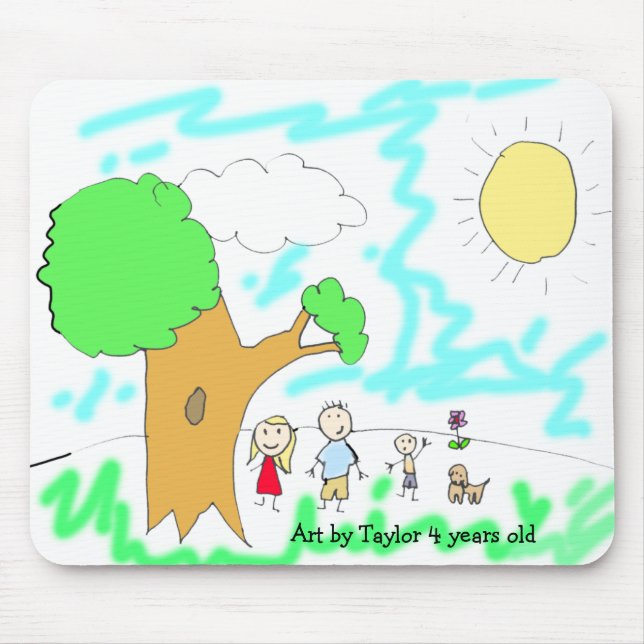 Add your Child's Artwork to this Mouse Pad (Front)