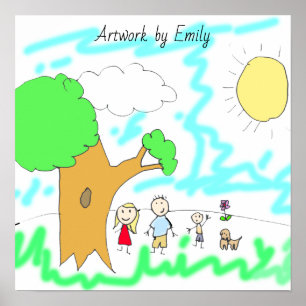 Add your Child's Artwork to this Poster