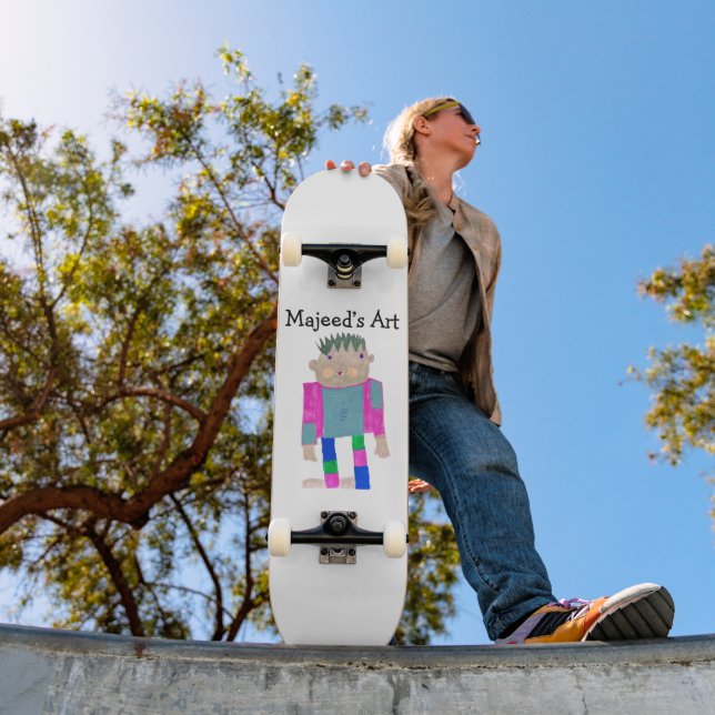 Add your Child's Artwork to this  Skateboard (Outdoor 1)