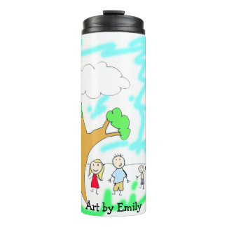 Add your Child's Artwork to this   Thermal Tumbler