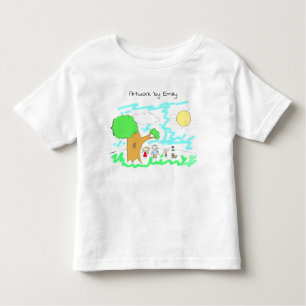 Add your Child's Artwork to this   Toddler T-Shirt