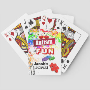 Add Your Childs Name Bicycle Playing Cards