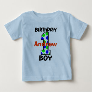Add Your Child's Name Birthday Boy Shirt