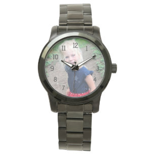 Add your child's photo watch, grandparent gift watch