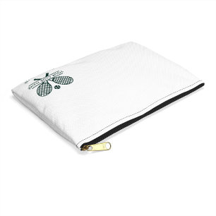 Add Your Club Name Tennis Icons Green Accessory Pouch