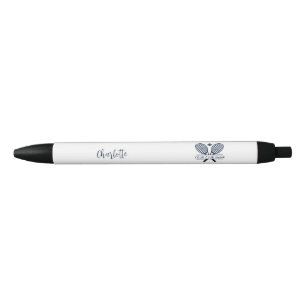 Add Your Club Name Tennis Team Any Colour Black Ink Pen