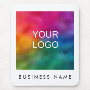 Add Your Company Business Logo Image Text Vertical Mouse Pad