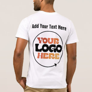 Add Your Company Business Logo Photo Image Custom T-Shirt